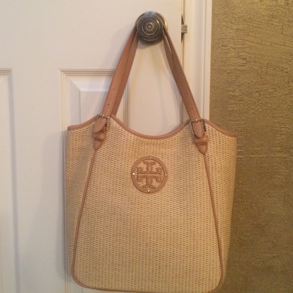 Tory Burch Raffia Handbag